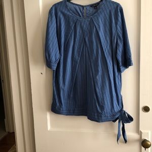 Side Tie shirt with Draping